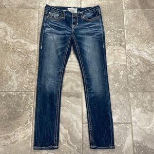 Big Star Women's Skinny Jeans - Dark Blue